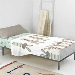 Rabbit Family Juego De Sábana Cama 80/90 (160x270 Cm) Multicolor -Forros De Cama Ventas 2024 056fb8ebb616da1b30be4be9be68db857002600a 0d41679f35944fdba38e9dfd01584e06