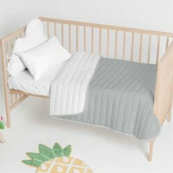Dash Colcha Cuna (100x130 Cm) Gris