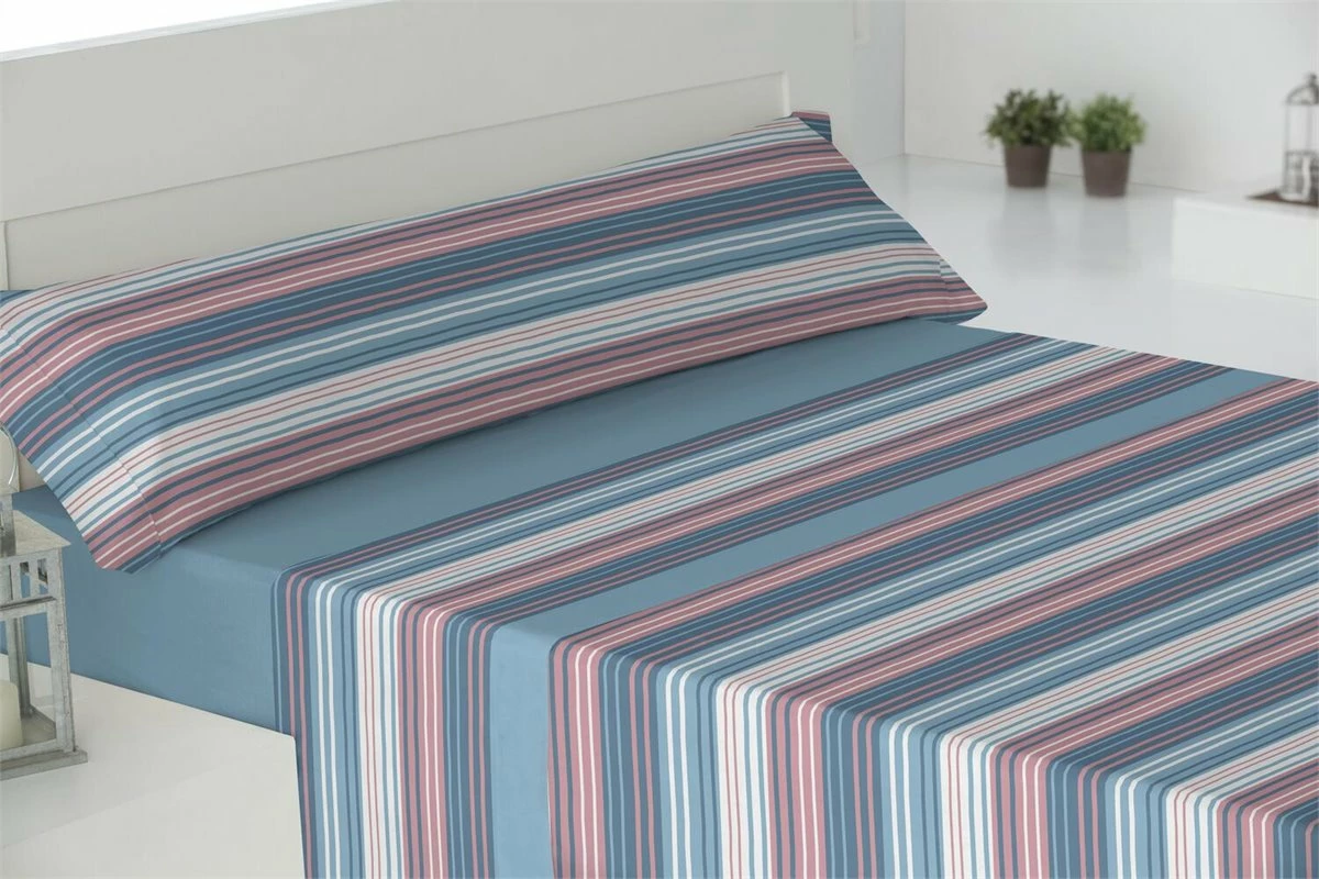 Juego De Sábanas Tres Piezas Milos Cama 105cm Azul 3 Juego De Sábanas Tres Piezas Milos Cama 105cm Azul
