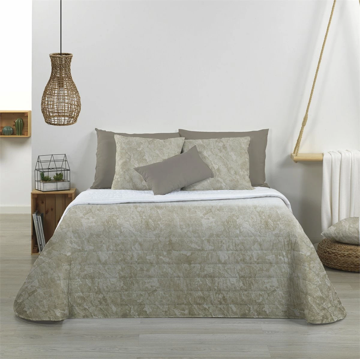 Colcha Bouti MARMOL Piedra 100gr Cama De 90 3 Colcha Bouti MARMOL Piedra 100gr Cama De 90