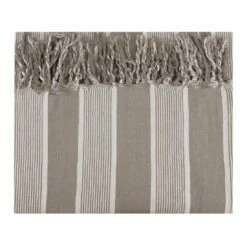 Acomoda Textil – Colcha Multiusos Para Sofá Y Cama, Mandala Con Flecos Para Jardín, Playa Y Piscina 210x240 Cm. Tapiz Decorativo Pared, Manta Foulard Práctica, Cómoda Y Grande. (Visón)