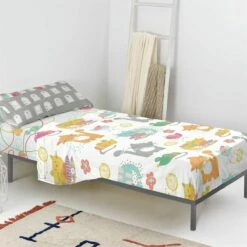 Cat & Mouse Juego De Sábana Cama 80/90 (160x270 Cm) Multicolor