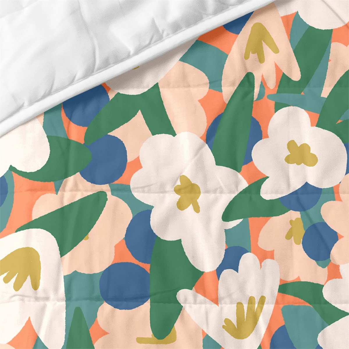 Flower Power Colcha Cama 80/90 (180x260 Cm) Multicolor 5 Flower Power Colcha Cama 80/90 (180x260 Cm) Multicolor - Imagen 3