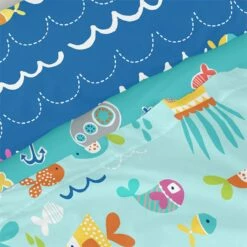 Sea Life Juego De Sábana Cama 105 (180x270 Cm) Multicolor -Forros De Cama Ventas 2024 21aee2c4bff727a0b43c2dfccb5a8ed535654a55 7e5a505b969f471184c595420e237f77