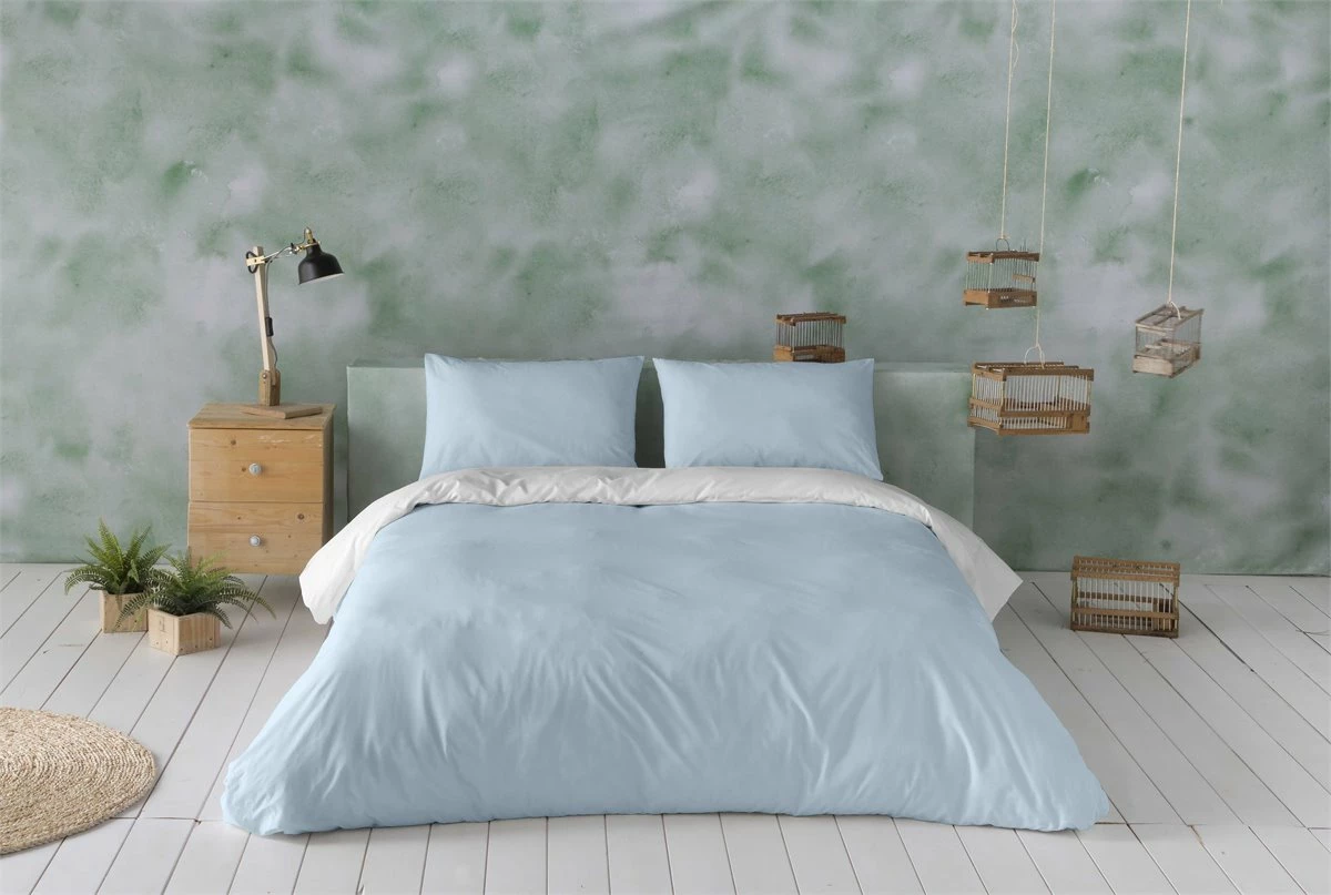 FUNDA NORDICA BICOLOR REVERSIBLE AZUL MAR 76/ BLANCO CAMA 90 3 FUNDA NORDICA BICOLOR REVERSIBLE AZUL MAR 76/ BLANCO CAMA 90