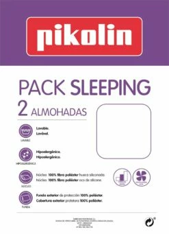 Pack 2 Almohadas SLEEP Anchura 70cm -Forros De Cama Ventas 2024 247707f9e60512b0ba18bc8e3f65c4355755d3cb Polietilenos conforama v2 PACK SLEEPING