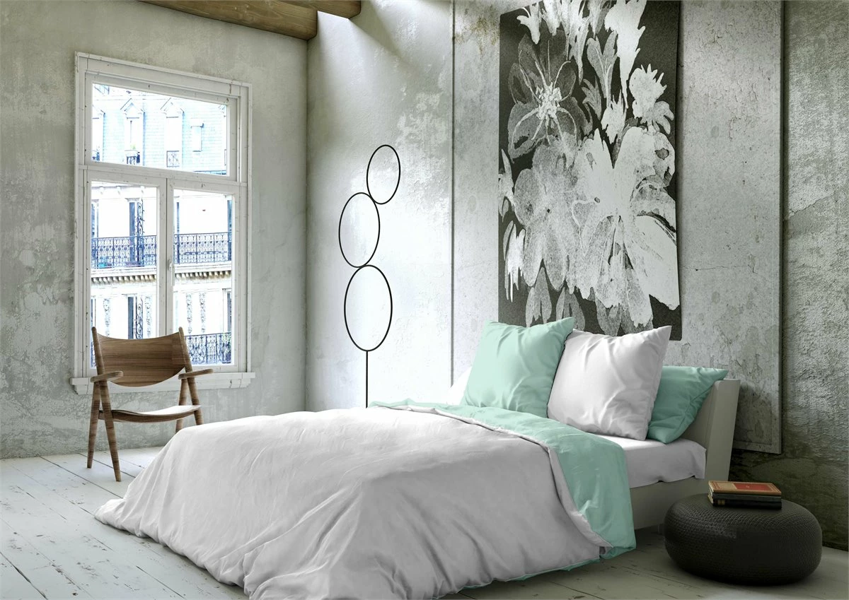 FUNDA NORDICA BICOLOR REVERSIBLE VERDE 702 / BLANCO CAMA 90 6 FUNDA NORDICA BICOLOR REVERSIBLE VERDE 702 / BLANCO CAMA 90 - Imagen 4