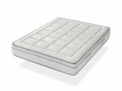 Colchon HIDRA VISCO 80X180, Altura 22 CM, Espuma H.R Con Viscoelástica, Adaptable, Firme Y Elegante