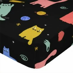 Cosmic Cats Bajera Cama 90 (90x200 Cm) Multicolor -Forros De Cama Ventas 2024 2f2da853457261bd97285fbffeb2b8a0f83b2660 54ee6bece317406db6b943bbd244118b
