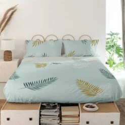 Foliage Mint Sábana Cama 80/90 (160x270 Cm) Multicolor -Forros De Cama Ventas 2024 36daaf84d8a1c5de3c28bd249a7564fb92253f3d f0da9b6d5a07444db8b44fc7dcd52da3