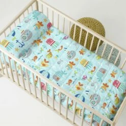 Sea Life Colcha Cuna (100x130 Cm) Multicolor -Forros De Cama Ventas 2024 371917ed18807374b2398199ea15cf30f4259a86 dbb86b6b3bae414d9194c7de3ed97865