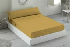 Juego Sábanas SIROS LOIS Mostaza