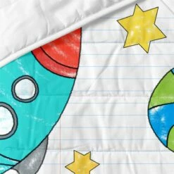 Space Rocket Colcha Cuna (100x130 Cm) Multicolor -Forros De Cama Ventas 2024 3c4aa0917799ccb26659aebb2a1559dd27da7534 2b2e59f7ae0d48baa0f774234d7e72e8