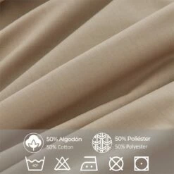 Vipalia - Juego De Sábanas Lisas 3 Piezas 50% Algodón - 50% Poliester. Modelo Rainbow Cama 150 Cm, Color Marrón -Forros De Cama Ventas 2024 3c64ed78c8835c5e597636fde34bb4326bb19583 9adc70f08c40465aaee96db6f6900662
