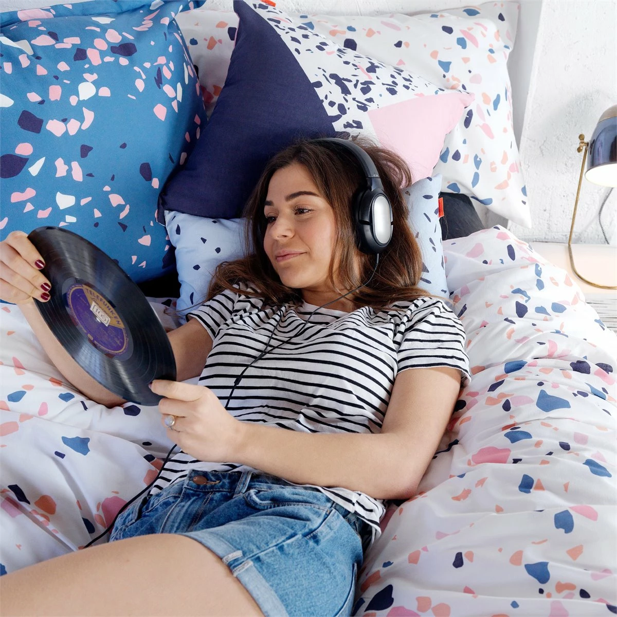 Terrazzo Funda Nórdica 220x220 Multicolor 6 Terrazzo Funda Nórdica 220x220 Multicolor - Imagen 4