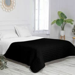 Basic Dash Colcha Cama 80/90 (180x260 Cm) Negro