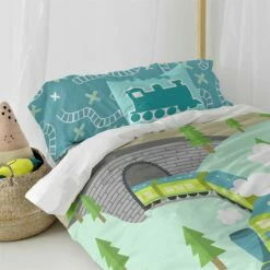 Train Juego Nórdico 155x220 Multicolor -Forros De Cama Ventas 2024 48948c75f3f6ea18a21d06dfb1257c4617f7e300 36e344be551040d98446639677a6fd4b