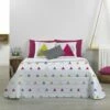Colcha Bouti TIANGLE Pistacho 100gr Cama De 90