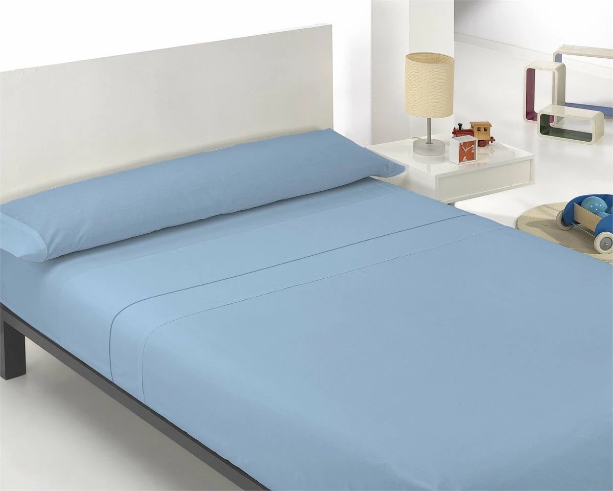 Acomoda Textil – Juego De Sábanas Lisas De Verano. (Celeste, Cama 90 Cm) 3 Acomoda Textil – Juego De Sábanas Lisas De Verano. (Celeste, Cama 90 Cm)
