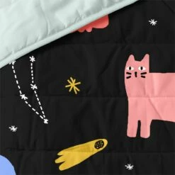 Cosmic Cats Colcha Cama 80/90 (180x260 Cm) Multicolor -Forros De Cama Ventas 2024 54e1657205f853a56dcde7cadc4f493b31b3e375 7e4cc60968d14ac8ab9a10c33200efcc