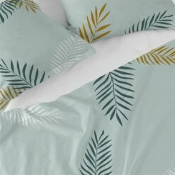 Foliage Mint Sábana Cama 80/90 (160x270 Cm) Multicolor -Forros De Cama Ventas 2024 5b085895ecea9b7f15c71ab49c3f33b08ad9a95e d517c59f8d0442778dadb18f8759679b