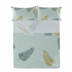 Foliage Mint Sábana Cama 80/90 (160x270 Cm) Multicolor -Forros De Cama Ventas 2024 66e32cce712ee22799a23ff46b7c6e2e3e4c92e0 0f25abb1975241f4be8bc96a76e7c208