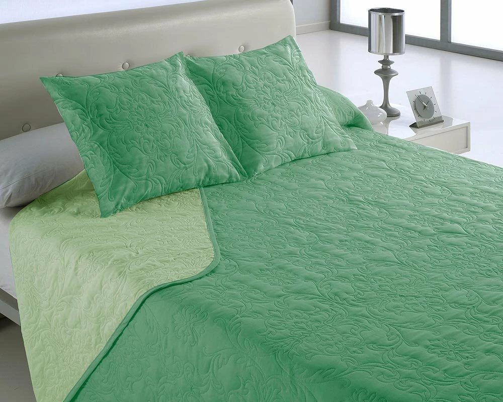 Colcha Bicolor VEGAS VERDE 3 Colcha Bicolor VEGAS VERDE