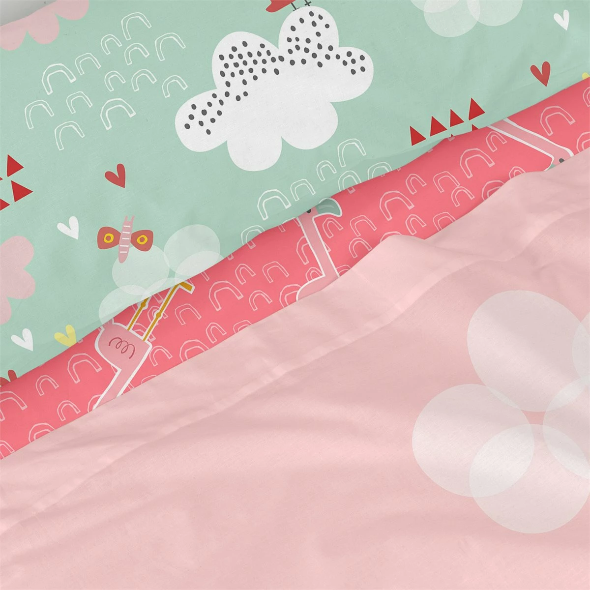 Hola Juego De Sábana Cama 80/90 (160x270 Cm) Multicolor 5 Hola Juego De Sábana Cama 80/90 (160x270 Cm) Multicolor - Imagen 3