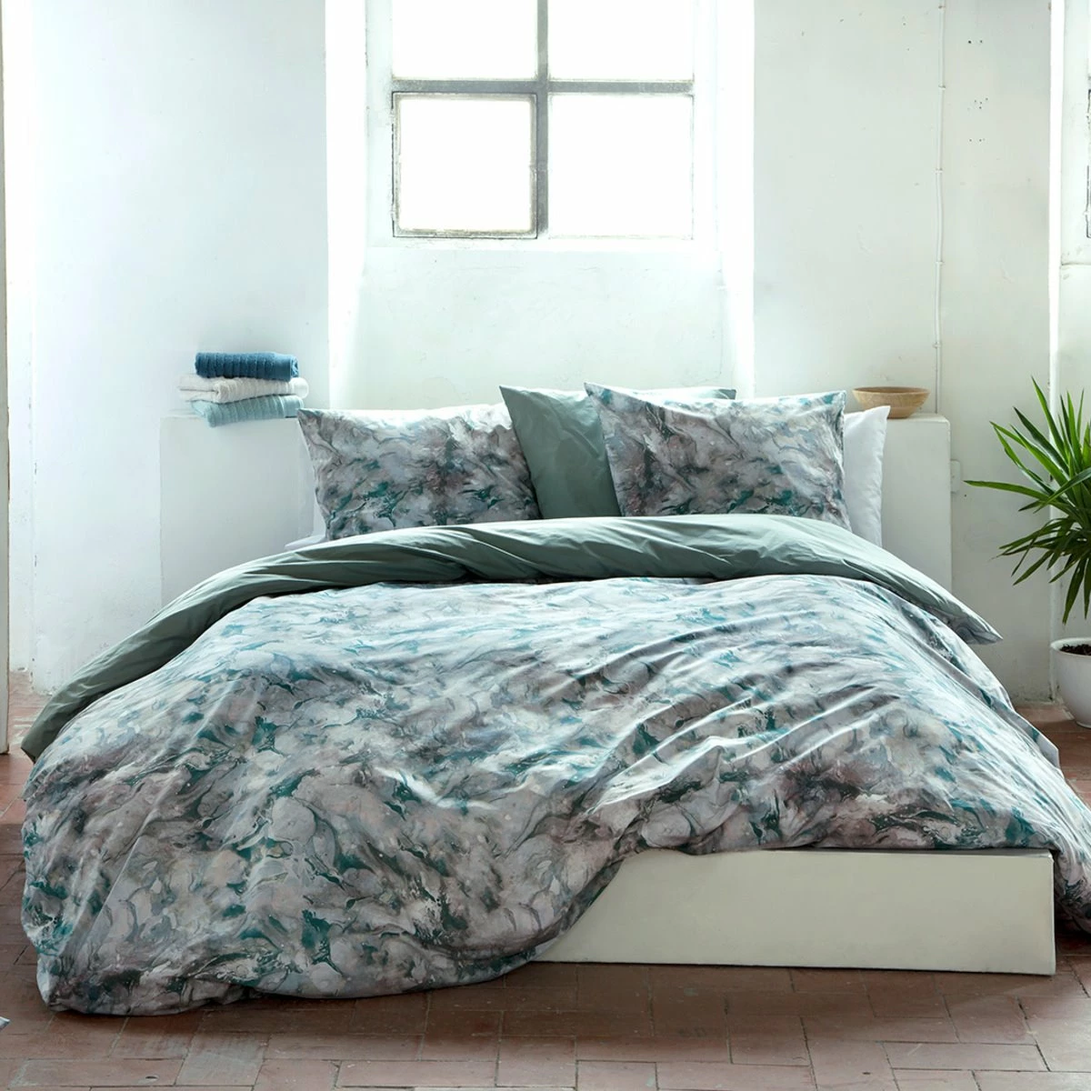 Guy Laroche Funda De Almohada (2) ZARCI Verde/gris 65x65(2) Cm 4 Guy Laroche Funda De Almohada (2) ZARCI Verde/gris 65x65(2) Cm - Imagen 2