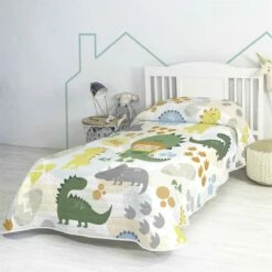 Happydino Colcha Cama 80/90 (180x260 Cm) Multicolor -Forros De Cama Ventas 2024 7ba4979b75abaf83ae37ae7789631487c7eda07c 4fbc184b54dd469d8fb96530e07cedd5