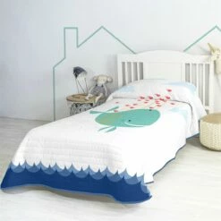 Whale Colcha Cama 80/90 (180x260 Cm) Multicolor -Forros De Cama Ventas 2024 839c271b07117d288b3032fe497895c4bb6ca66b 2ea0b69d6e194208885c32aa3b876fe6