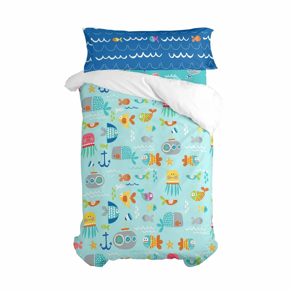 Sea Life Juego Nórdico 155x220 Multicolor 7 Sea Life Juego Nórdico 155x220 Multicolor - Imagen 5