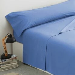 Vipalia - Juego De Sábanas Lisas 3 Piezas 50% Algodón - 50% Poliester. Modelo Rainbow Cama 105 Cm, Color Azul -Forros De Cama Ventas 2024 8de23fa6d4ebdd958c3593beb10744711ead5796 76c4f6d691b74eb1a4dd1b211abe3f9b