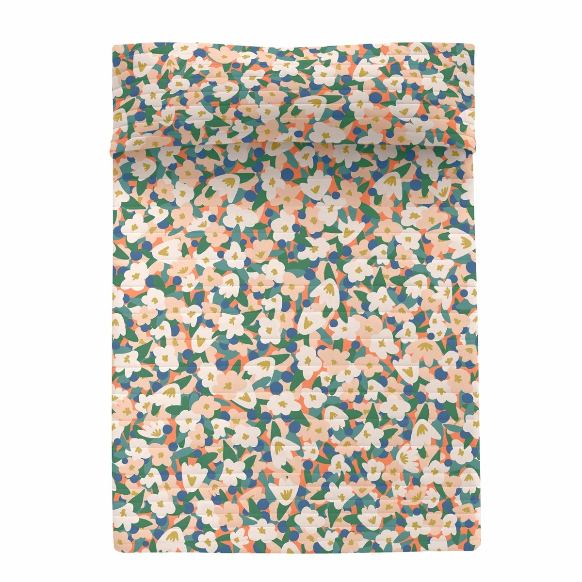 Flower Power Colcha Cama 80/90 (180x260 Cm) Multicolor 7 Flower Power Colcha Cama 80/90 (180x260 Cm) Multicolor - Imagen 5