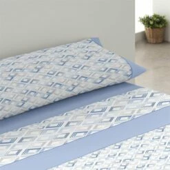 Juego De Sábanas Tres Piezas Donegal Rombo Cama De 90 Azul -Forros De Cama Ventas 2024 9478655417ec22ab4c6c487754fe2ae57f74cb95 a5e51dc434d24b50a7fc45223f3e0f30