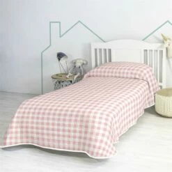 Vichy Pink Colcha Cama 80/90 (180x260 Cm) Rosa -Forros De Cama Ventas 2024 98fabfc63d074913838b01695b248f32368759ae 1c8b6d8a8dfa43249d8a035413ff018b
