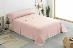 Vipalia - Juego De Sábanas Lisas 3 Piezas 50% Algodón - 50% Poliester. Modelo Rainbow Cama 135 Cm, Color Rosa -Forros De Cama Ventas 2024 a36d28b6903113d2b837794f3cc4b6dff27ba240 d59575b0c21645e3a8838b90d2ae5822
