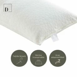Almohada Viscoelástica Copos 80cm -Forros De Cama Ventas 2024 a71b8184a9fe495db04c937fc087bb1b5cf9ba4b f5bf26e41eba490e936b9e1b32eb39d6