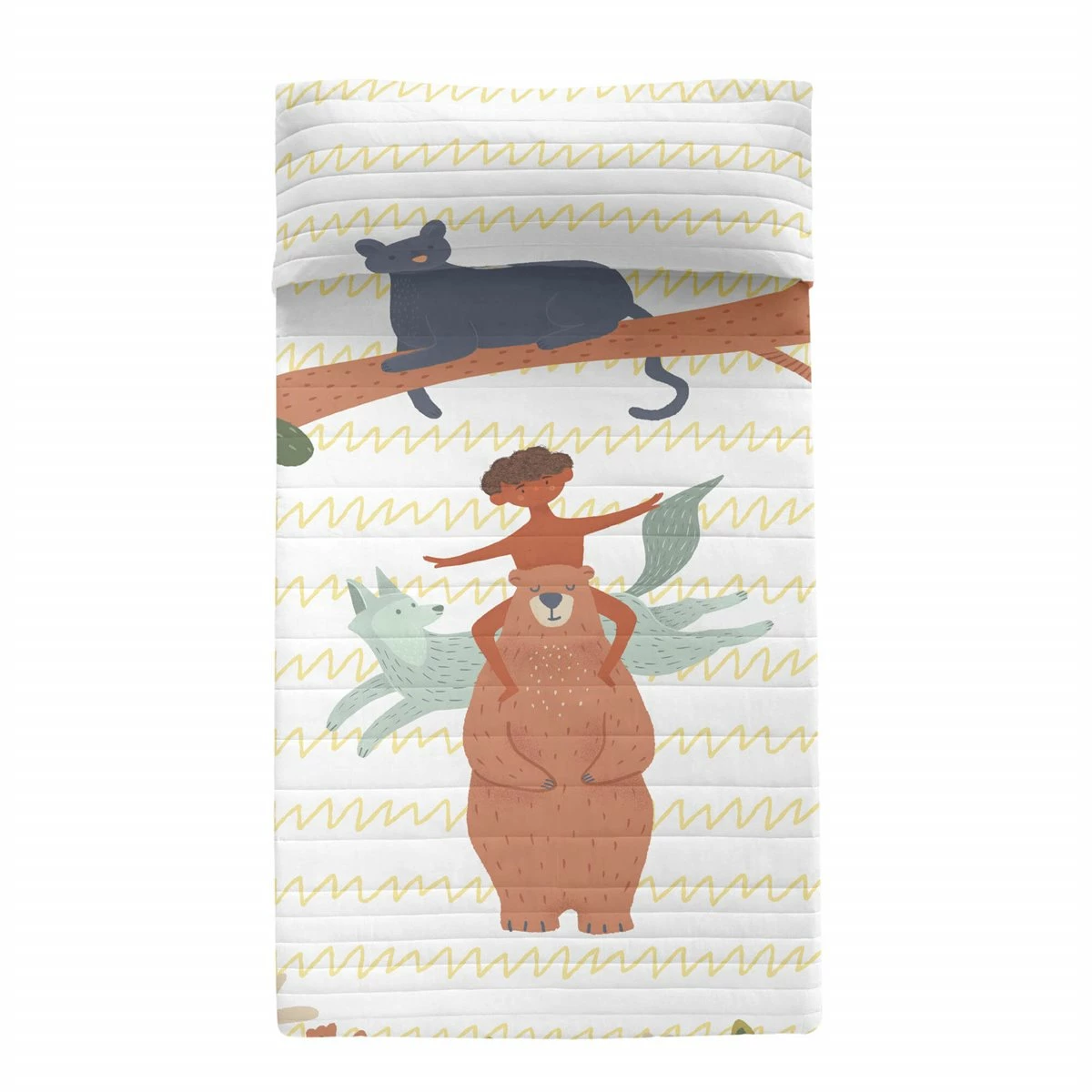 Jungle Life Colcha Cama 105 (200x260 Cm) Multicolor 7 Jungle Life Colcha Cama 105 (200x260 Cm) Multicolor - Imagen 5