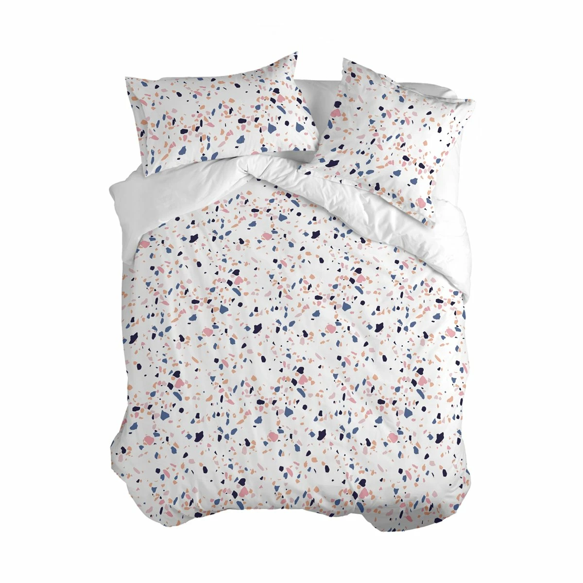 Terrazzo Funda Nórdica 220x220 Multicolor 7 Terrazzo Funda Nórdica 220x220 Multicolor - Imagen 5