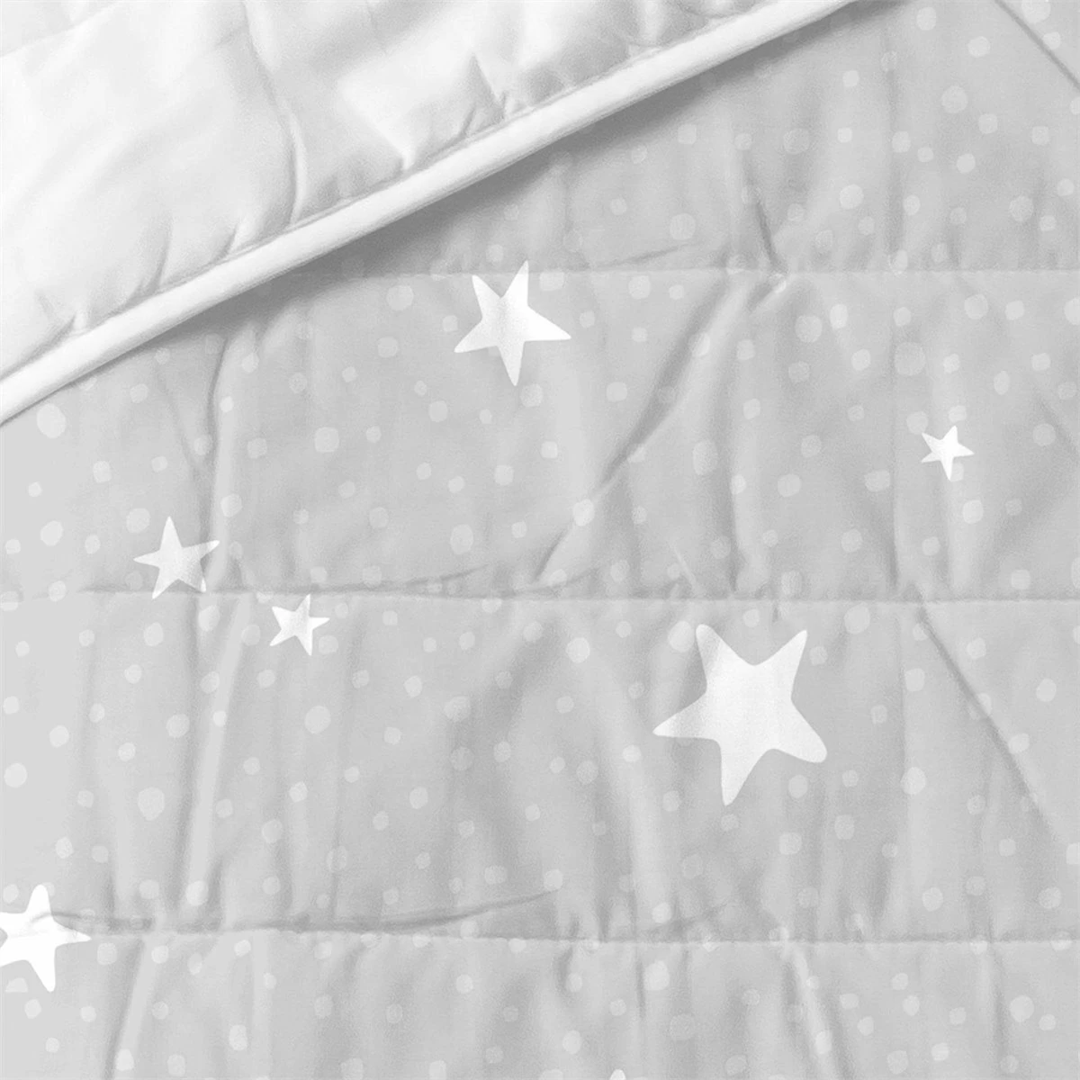 Little Star Grey Colcha Cama 80/90 (180x260 Cm) Gris 5 Little Star Grey Colcha Cama 80/90 (180x260 Cm) Gris - Imagen 3