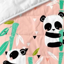 Panda Garden Pink Colcha Cuna (100x130 Cm) Rosa -Forros De Cama Ventas 2024 be349c3bee39adbdcc755091cf89b25530c78b72 49eebcbd8e574967b934b05be9e0514d