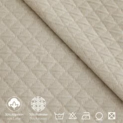 Vipalia - Colcha Bouti Pique 30% Algodón - 70% Poliester. Modelo Silver Cama 135 Cm - 235x260 Cm, Color Beige/Marfil -Forros De Cama Ventas 2024 cc25a396a366c11093404aa23074a5680198f538 eafb19c8d3434f50b087170134cb80c6