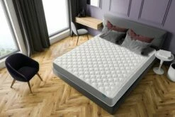 Colchón 90x190 Viscoelástico, Transpirable Y Reversible, Altura 18cm