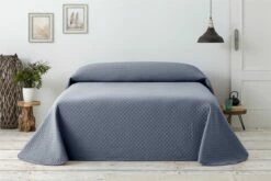 Vipalia - Colcha Bouti Pique 30% Algodón - 70% Poliester. Modelo Silver Cama 90 Cm - 180x260 Cm, Color Marino/Azul -Forros De Cama Ventas 2024 dbd81713f9a22b884028ae88ba9fac5f052d4a3c 5447b42afa93483998157a3fd5a49c51