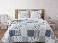 Colcha Bouti + Funda Cojín Cama De 90cm Kamal Donegal