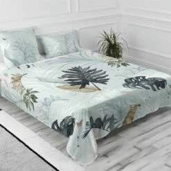 Tropical Sábana Cama 80/90 (160x270 Cm) Multicolor -Forros De Cama Ventas 2024 e069c84b7e11b95d2e38765d0c9c8cbc39faaa08 c68333921f7b43619d69fef778fa9a49