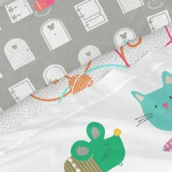 Cat & Mouse Juego De Sábana Cama 80/90 (160x270 Cm) Multicolor -Forros De Cama Ventas 2024 e148b3d547b102a12a4c1df089f126b91cc8e90a a2be4114cfd34111b399b71708f22734