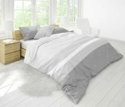 Edredón VEGA Color GRIS Para Cama De 135cm