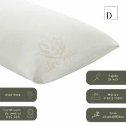 Pack 2 Almohadas Viscoelástica Copos Funda Aloe Vera 70cm Donegal Collections -Forros De Cama Ventas 2024 e953056c7aa75e757690cb37b85f86b369925b4e 186487c9a5264799818e59921f7a7b5b